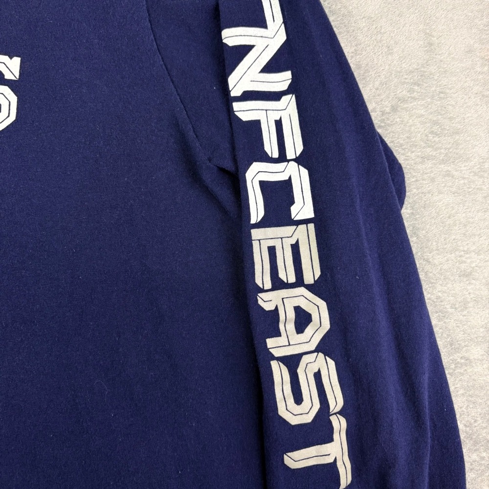 Cowboys Team Apparel XL Navy Blue Long Sleeve Dallas Cowboys NFC East Graphic T - Picture 4 of 8